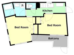 東京都渋谷区上原3【マンション】の間取り