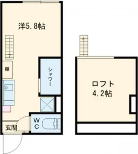 フェリス・ソレイユ 壱番館【2階】の間取り