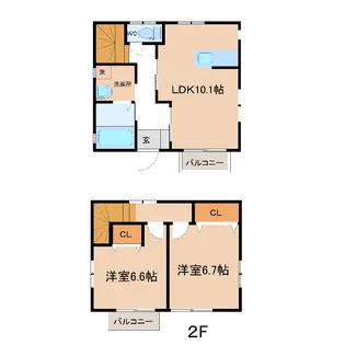 宮城県仙台市太白区柳生2【一戸建】の間取り