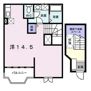 奈良県橿原市十市町【アパート】の間取り