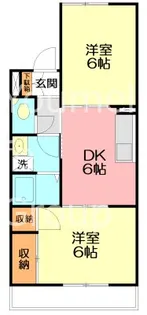 メゾンパサニア【2階】の間取り