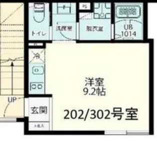 Fols Class 四谷三丁目【2階】の間取り