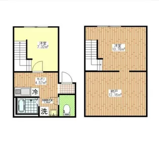 フェリチタ横川【5階】の間取り
