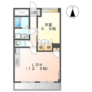 ヴィーナス【1階】の間取り