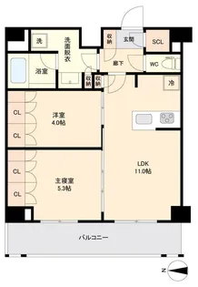 東京都墨田区亀沢4【マンション】の間取り