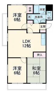フローラル松戸【5階】の間取り
