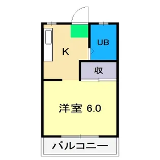 日の出ハイツ【3階】の間取り