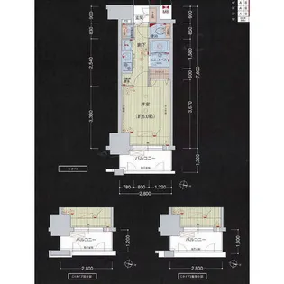 プレサンス名古屋STATIONビーフレックス【13階】の間取り