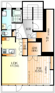 CASA HIYOSHI【5階】の間取り