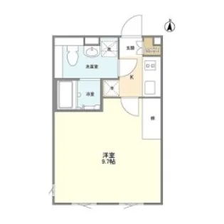 ALERO三軒茶屋III【3階】の間取り