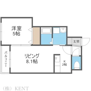 アヴァンツァーレ【3階】の間取り