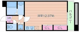 フォレステージュ靭公園【9階】の間取り