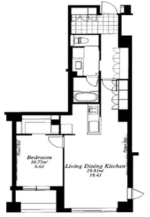 フレンシア外苑西【4階】の間取り