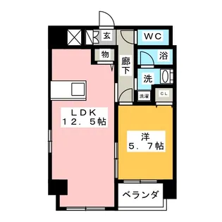 NR.Fushimi【9階】の間取り
