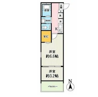 埼玉県三郷市三郷1【アパート】の間取り
