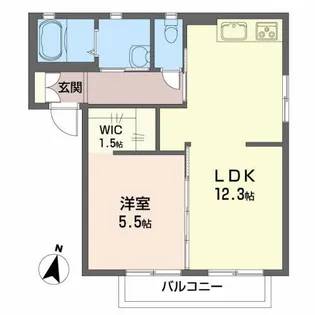 グリーンガーデンC【1階】の間取り