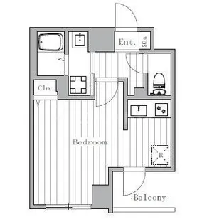 キャビン・ドゥ・ルミエール【7階】の間取り