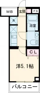 AZEST金町【1階】の間取り