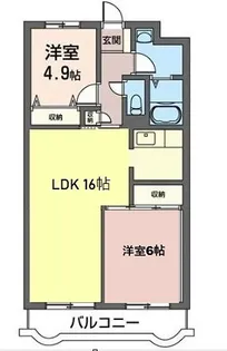 ベイヒルズ蘇我【5階】の間取り
