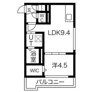 シティプラザ新札幌【4階】の間取り