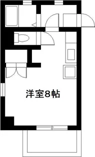 エスポワール鶴島【7階】の間取り