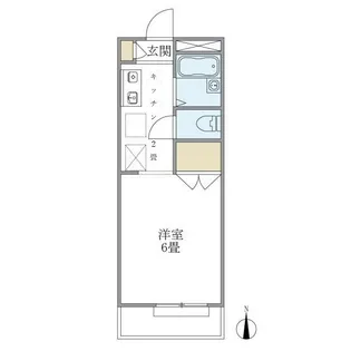 サニーハイツ【1階】の間取り