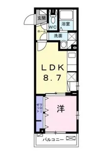 カステロ板橋本町【4階】の間取り