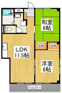 エミネンス・ニノミヤ【3階】の間取り