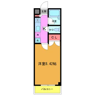 スプリングホーム【3階】の間取り