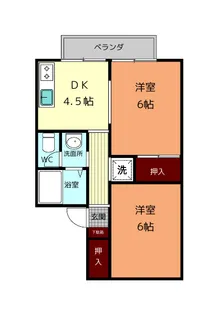 さくらヒルズ【2階】の間取り