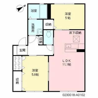 Chez ORANGE【1階】の間取り