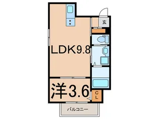 仮)岸谷3丁目新築工事【2階】の間取り