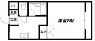 リルームス寒田B棟【3階】の間取り