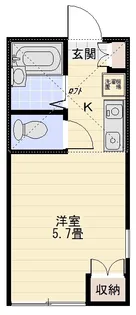 スカイレジデンス富岡【1階】の間取り