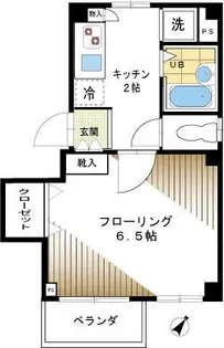 クオ・キューブ目白【4階】の間取り