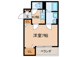 Gracias Court 若江岩田【2階】の間取り