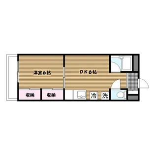 CRANE YOKOHAMA【3階】の間取り