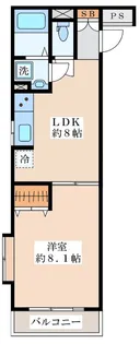 ニューベリーヒルズ【1階】の間取り