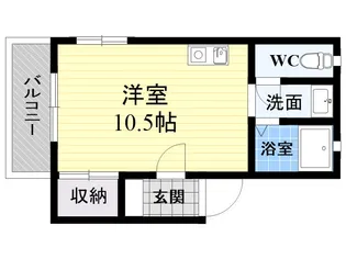 アンビエンテ・クアトロ【1階】の間取り