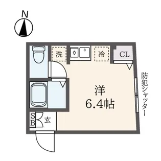 アルシオン根岸【1階】の間取り