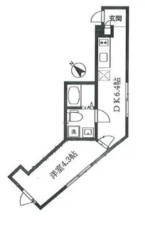 ラフォルテ井草【3階】の間取り