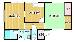 ハイツメルティ【2階】の間取り