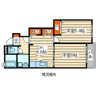 エアリーガーデン【1階】の間取り
