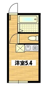 タウン山手【1階】の間取り