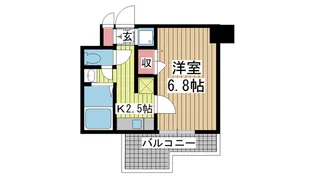 スワンズ神戸三宮イースト【3階】の間取り