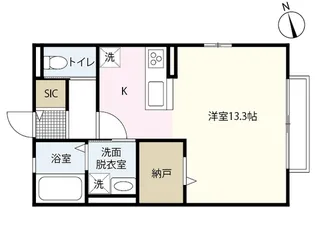 Flora【2階】の間取り