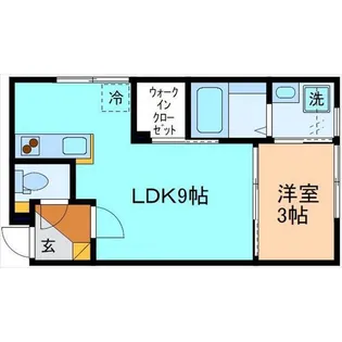 INTEGRAL出来田【1階】の間取り