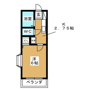 グレイスヒル追浜【2階】の間取り