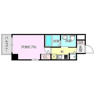 アドバンス新大阪Ⅵビオラ【5階】の間取り