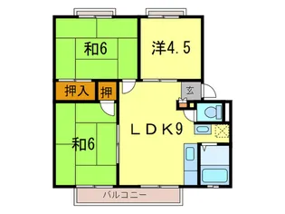 サンハイツII【2階】の間取り